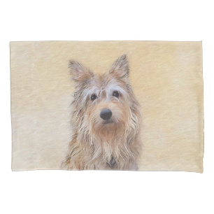 Berger Picard Painting - Cute Original Dog Art Pillowcase