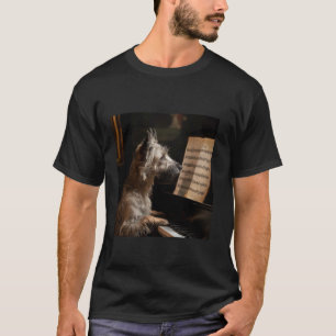 Berger Picard Piano Dog T-Shirt