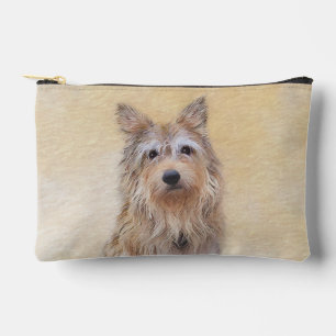 Berger Picard Shepherd Dark Fawn Painting Dog Art Accessory Pouch