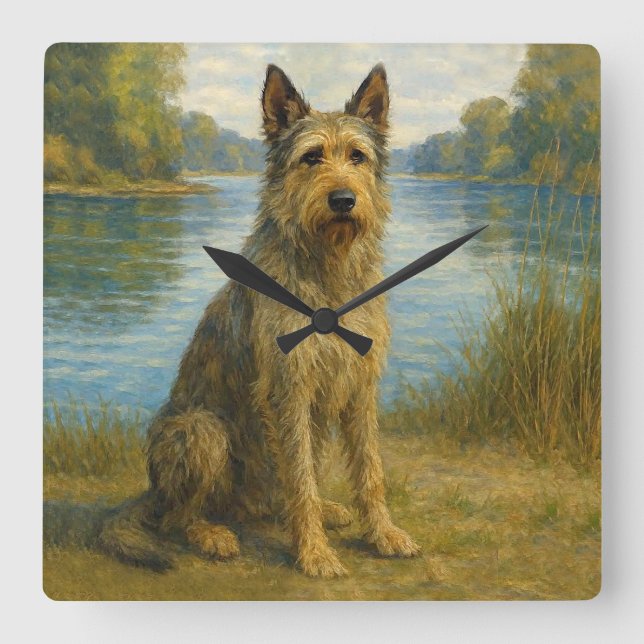 Berger Picard Square Wall Clock (Front)