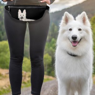 Berger suisse blanc GSD tête de chien noir