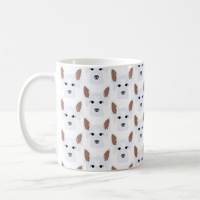 Bergers blancs allemands sur Mug (Gauche)