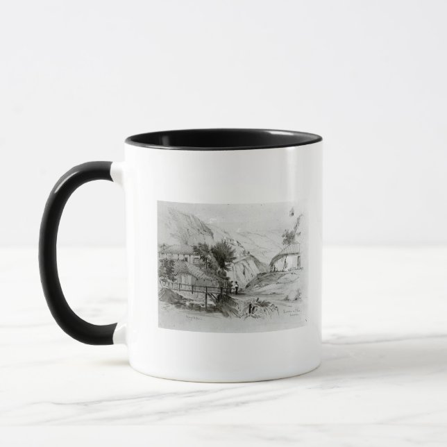 Berger's House, Valparaiso, 1834 Mug (Left)