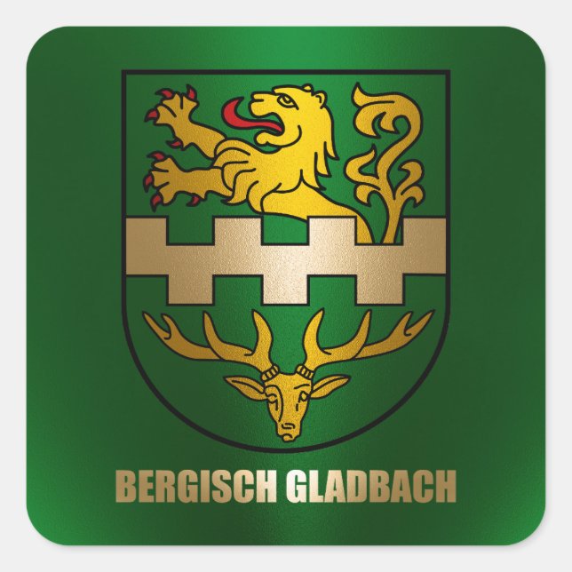 Bergisch Gladbach                                  Square Sticker (Front)