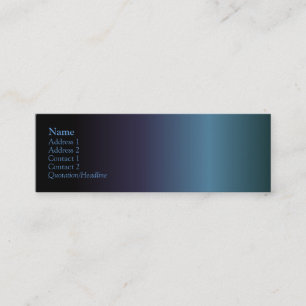 Beribboned Profile Card