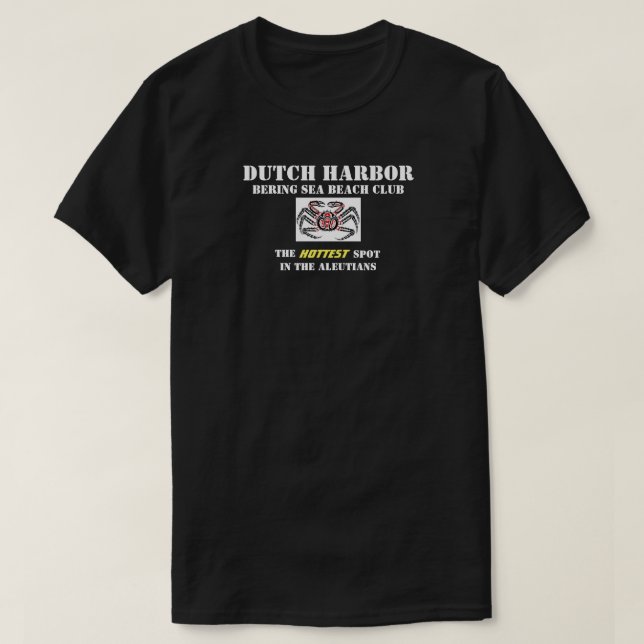 Bering Sea Beach Club T-Shirt (Design Front)