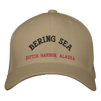 Bering Sea Dutch Harbour, Alaska Embroidered Hat