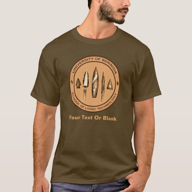 Beringia School of Lithic Technology T-Shirt (Front)