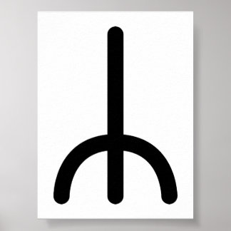BERKANA Nordic rune (Birch, Growth, Rebirth) | Eld Poster