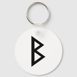 BERKANA RUNE KEYCHAIN