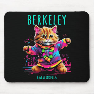 Berkeley California Usa Fun Cute Colourful Dancing Mouse Pad