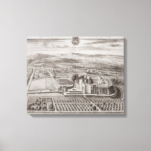 Berkeley Castle, Seat of the Earl of Berkeley (eng Canvas Print