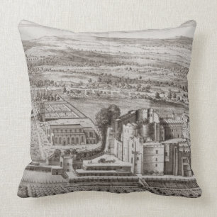 Berkeley Castle, Seat of the Earl of Berkeley (eng Throw Pillow