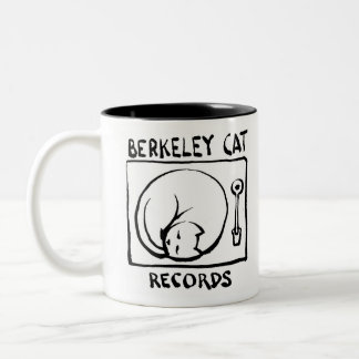 Berkeley Cat Logo merch Two-Tone Coffee Mug