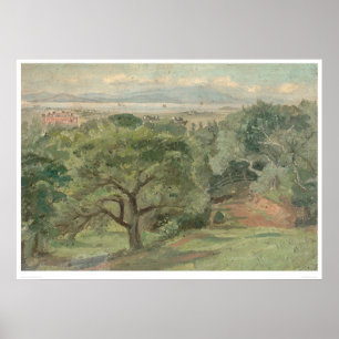 Berkeley overlooking U. of California (0138B) Poster