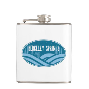 Berkeley Springs West Virginia Outdoors Hip Flask