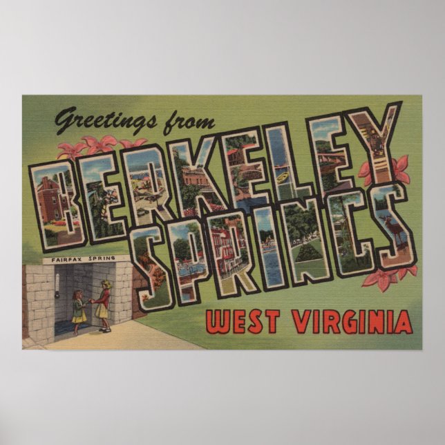 Berkeley Springs, West Virginia Poster (Front)