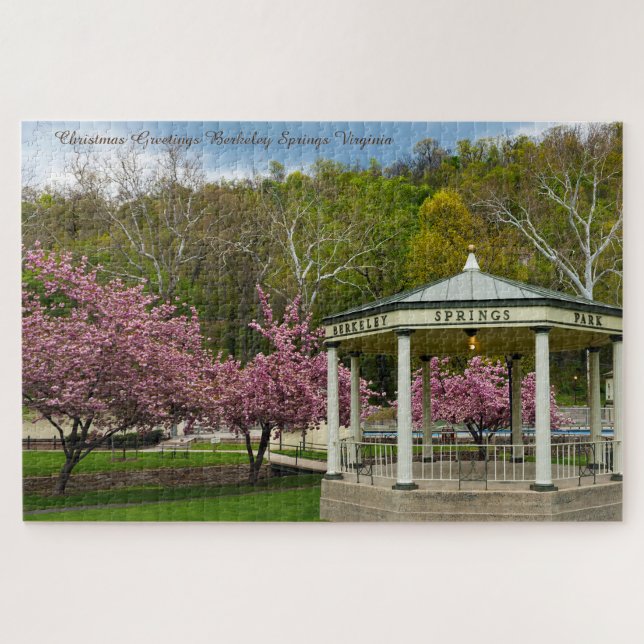Berkeley Virginia .Christmas Greetings Jigsaw Puzz Puzzle (Horizontal)