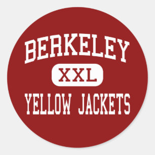 Berkeley - Yellow Jackets - High - Berkeley Classic Round Sticker