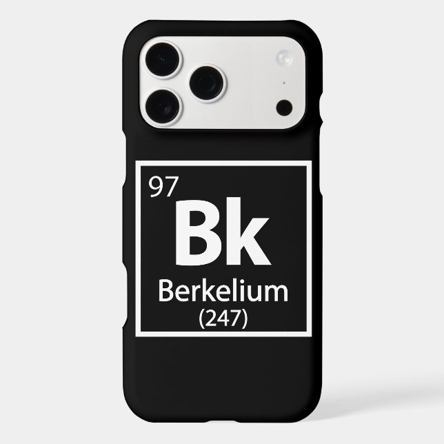 Berkelium - Berkeley Science Periodic Table (Back)