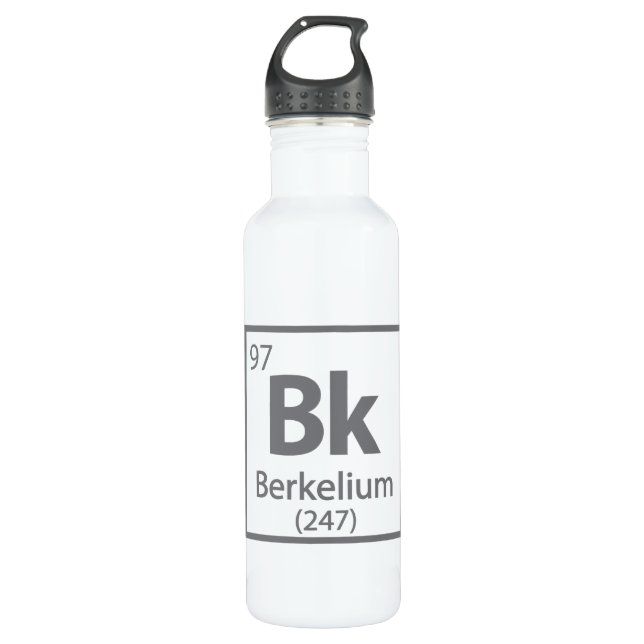 Berkelium - Berkeley Science Periodic Table 710 Ml Water Bottle (Front)
