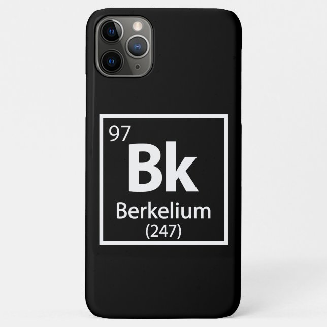 Berkelium - Berkeley Science Periodic Table Case-Mate iPhone Case (Back)
