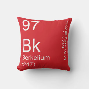 Berkelium Throw Pillow