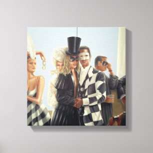 Berkley Hotel Mural - 1 Canvas Print