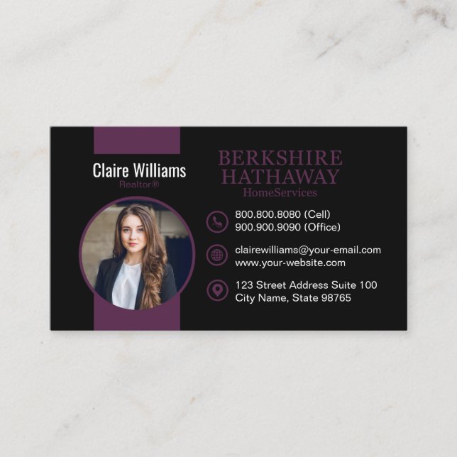 Berkshire Awesome Carte de visite (Devant)