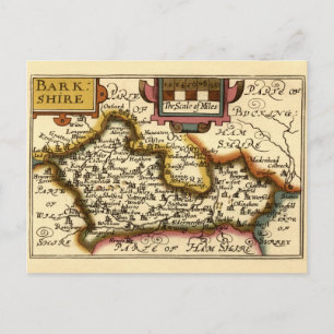 Berkshire Barkshire Comté Angleterre Carte Antiqua