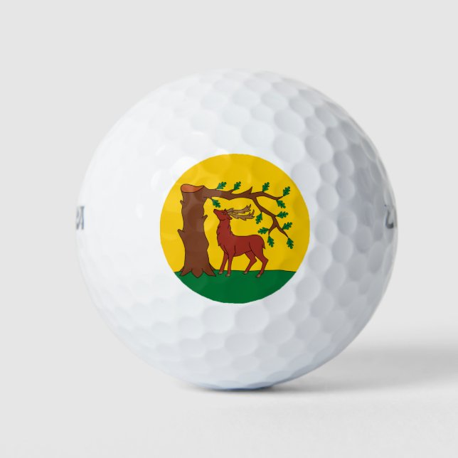 Berkshire county flag golf balls (Front)