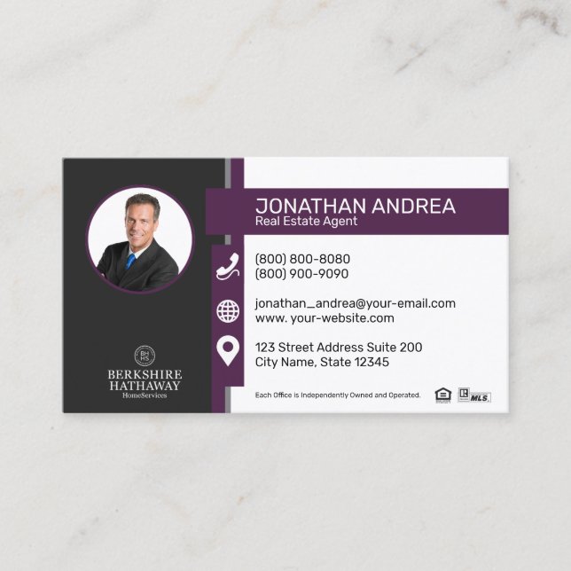 Berkshire Hathaway Business Card (Front)