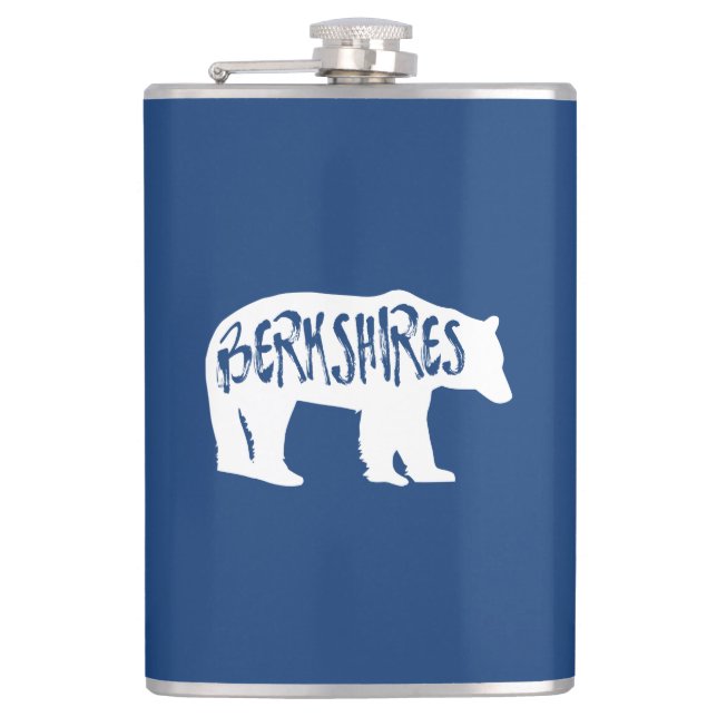 Berkshires Bear Hip Flask (Front)
