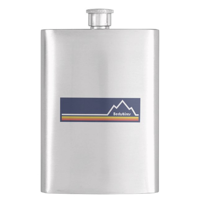 Berkshires, Massachusetts Hip Flask (Front)
