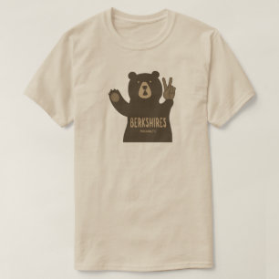 Berkshires Massachusetts Peace Bear T-Shirt