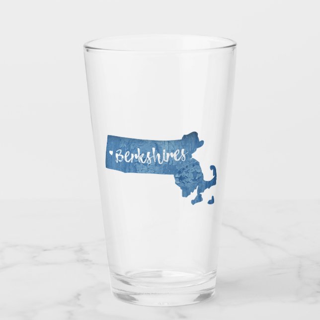 Berkshires Massachusetts Wood Grain Glass (Front)