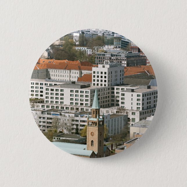 Berlin 2 Inch Round Button (Front)