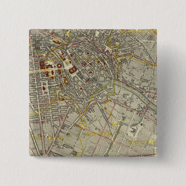 Berlin 2 Inch Square Button (Front)