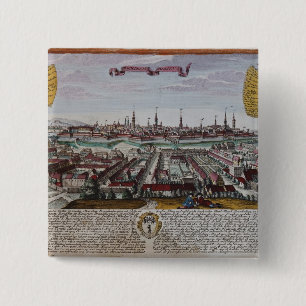 Berlin 2 Inch Square Button