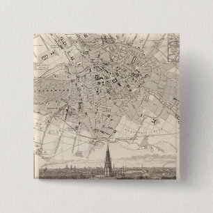 Berlin 2 inch square button