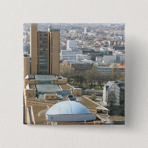 Berlin 2 Inch Square Button