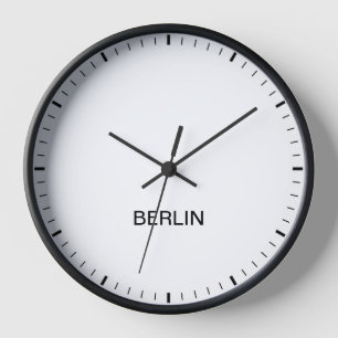 Berlin Allemagne Horloge horaire Salle de presse