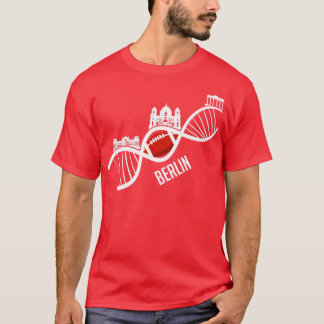 Berlin American Football Skyline Germany Capital   T-Shirt