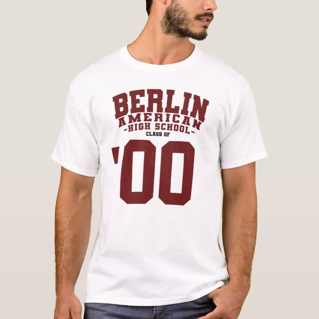 Berlin American High School - Class Year T-Shirt (Front)