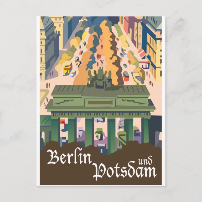 Berlin and Potsdam Postcard (Front)