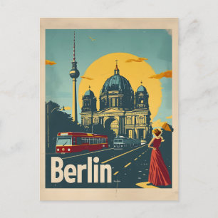 Berlin Art Deco Postcard