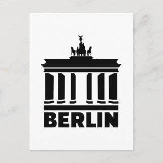 Berlin Brandenburg gate Postcard