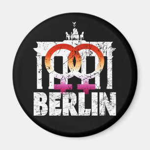 Berlin Brandenburger Tor Lesbian Pride Magnet