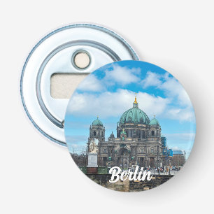 Berlin Cathedral and TV tower in Berlin, Germany Bottle Opener