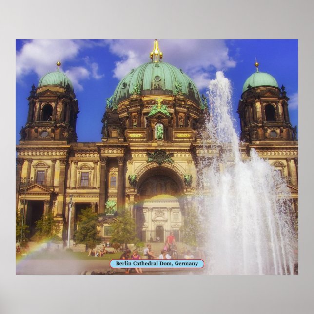 Berlin Cathedral Dom, Germany Poster (Front)